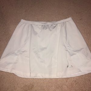 White FILA Tennis Skirt. Size M